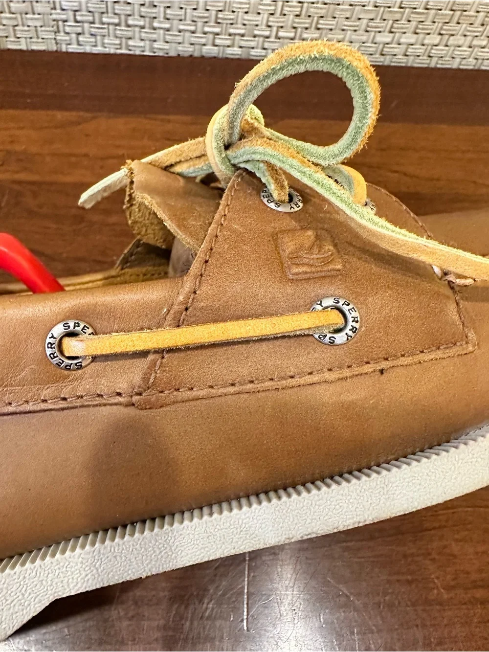Sperry Top-Sider Men's Authentic Original 2-Eye Boat Shoes Sahara Size 10M